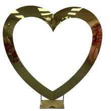 Load image into Gallery viewer, Metal heart shaped wedding arch backdrop 6.5ft for ceremony and event decor