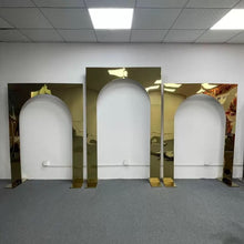 Load image into Gallery viewer, Durable stainless steel wedding arch backdrop frame for special events