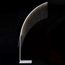 Load image into Gallery viewer, wedding led light arch with crystal curtain