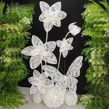 Load image into Gallery viewer, 3 PCS Giant Lace Butterfly Wall Decor | Wedding Event Backdrop