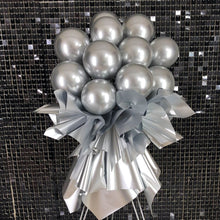 Load image into Gallery viewer, DIY Disco Ball Silver Balloon Stand Bouquets Luxury Event Decoration