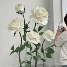 Load image into Gallery viewer, white rose flower summer wedding decorations