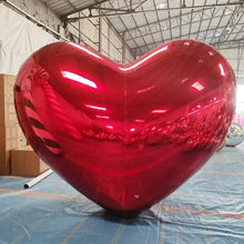 Load image into Gallery viewer, 6ft Big Inflatable Chrome Heart Ball – Wedding, event Decor