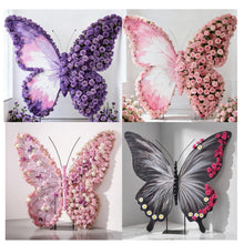 Load image into Gallery viewer, oversized butterfly birthday party backdrop decor