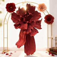 Load image into Gallery viewer, red Giant Paper flower wedding backdrop wall decoration