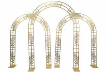 Load image into Gallery viewer, metal arch luxury wedding backdrop