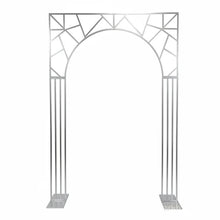 Load image into Gallery viewer, Gold metal arch wedding backdrop premium event stand for ceremony decor