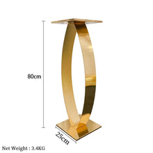 Load image into Gallery viewer, Gold Metal Table Centerpiece Stand - Wedding Event Decorations