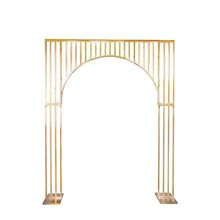 Load image into Gallery viewer, Gold Stainless Steel Wedding Arch Backdrop Stand