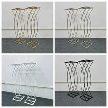 Load image into Gallery viewer, metal wedding table centerpiece event design