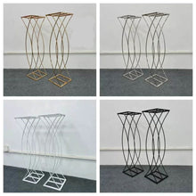 Load image into Gallery viewer, metal wedding table centerpiece event design