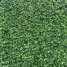 Load image into Gallery viewer, Realistic greenery hedge wall panel backdrop for baby shower and event decor