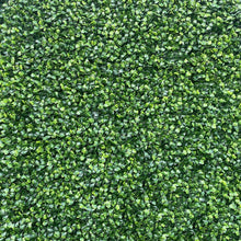 Load image into Gallery viewer, Realistic greenery hedge wall panel backdrop for baby shower and event decor