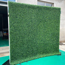 Load image into Gallery viewer, Artificial greenery wall backdrop for wedding reception and party photography