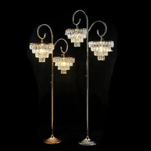 Load image into Gallery viewer, LED Crystal Wedding Aisle Decoration - 59" Tall Centerpiece Stands (2 PCS)