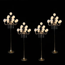 Load image into Gallery viewer, LED Light Table Centerpiece - Gold 43" Tall Wedding Decorations