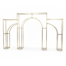 Load image into Gallery viewer, Large wedding arch backdrop stand 3 in 1 versatile design for events
