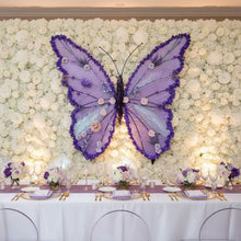 Load image into Gallery viewer, Purple Butterfly Backdrop 5FT sweet 16 party Event Decor