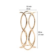 Load image into Gallery viewer, Luxury Flower Table Centerpiece Stands 4 PCS wedding floral decoration