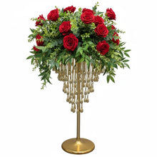 Load image into Gallery viewer, red flowers Wedding Table Centerpiece Decoration