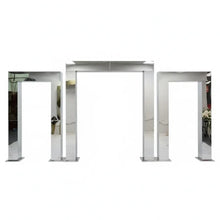 Load image into Gallery viewer, silver stainless steel wedding arch stand for elegant events
