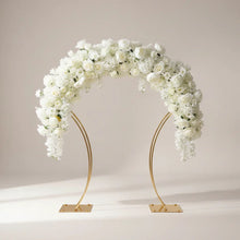 Load image into Gallery viewer, Small Arch Table Centerpiece Stands - Set of 3 - Gold Metal Wedding Decoration