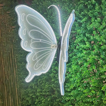 Load image into Gallery viewer, White LED butterfly wedding decoration with auto-moving wings and warm light