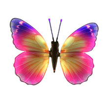 Load image into Gallery viewer, Pink auto moving butterfly decoration for party events