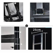 Load image into Gallery viewer, Professional event backdrop stand - 10ft adjustable metal frame for party decorations and displays