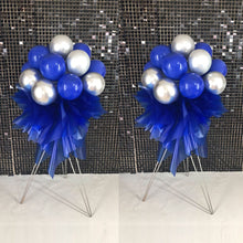 Load image into Gallery viewer, royal blue balloon stand for 50th birthday party