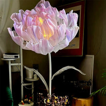 Load image into Gallery viewer, Giant blooming flower lamp art installation for luxury events and exhibitions