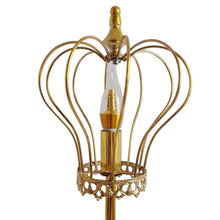 Load image into Gallery viewer, Gold LED crown centerpiece decorations for wedding reception tables - luxury event table centerpiece set