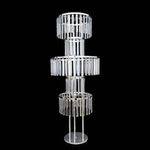 Load image into Gallery viewer, silver Crystal Table Centerpiece Stands for luxury events