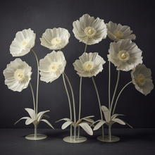 Load image into Gallery viewer, Giant Paper Poppy Flowers - Wedding Backdrop Party Decor