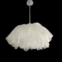 Load image into Gallery viewer, Luxury giant paper flower ceiling decor with LED lights for elegant wedding reception