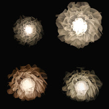 Load image into Gallery viewer, Giant auto-blooming flower ceiling light in premium organza - 3ft wedding and event decoration