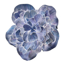 Load image into Gallery viewer, Blue giant paper flower wall backdrop for elegant wedding ceremony and reception decor