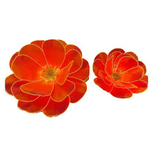 Load image into Gallery viewer, Red LED giant flower wedding event decoration backdrop with illuminated paper flowers