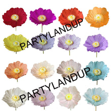 Load image into Gallery viewer, Handcrafted giant paper flower poppies for party and wedding event decor
