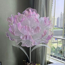 Load image into Gallery viewer, Purple giant blooming flower lamp for elegant wedding and event decorations