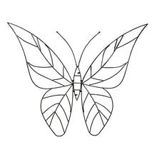 Load image into Gallery viewer, Reusable metal butterfly party backdrop - durable 5ft iron butterfly decoration for celebrations