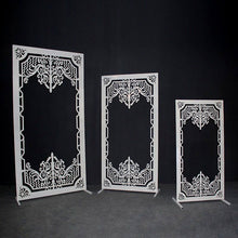 Load image into Gallery viewer, white wedding Event backdrop stand