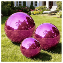 Load image into Gallery viewer, hot pink big shiny ball mirror ball party decor