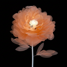 Load image into Gallery viewer, Orange giant flower summer party rental decor