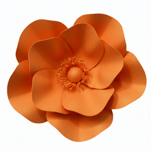 Load image into Gallery viewer, Orange Giant Flowers crafts summer wedding decor