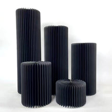 Load image into Gallery viewer, folderbale paper cylinder stands for event desserts