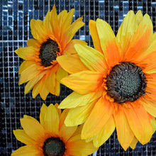 Load image into Gallery viewer, Large Paper Sunflower Event flower backdrop