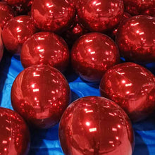 Load image into Gallery viewer, 4ft Red Chrome Ball - Christmas Holiday Decoration with Shiny Mirror Finish