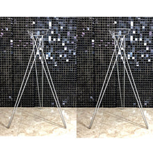 Load image into Gallery viewer, silver balloon stand