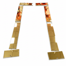 Load image into Gallery viewer, Durable stainless steel wedding arch backdrop for premium event decor
